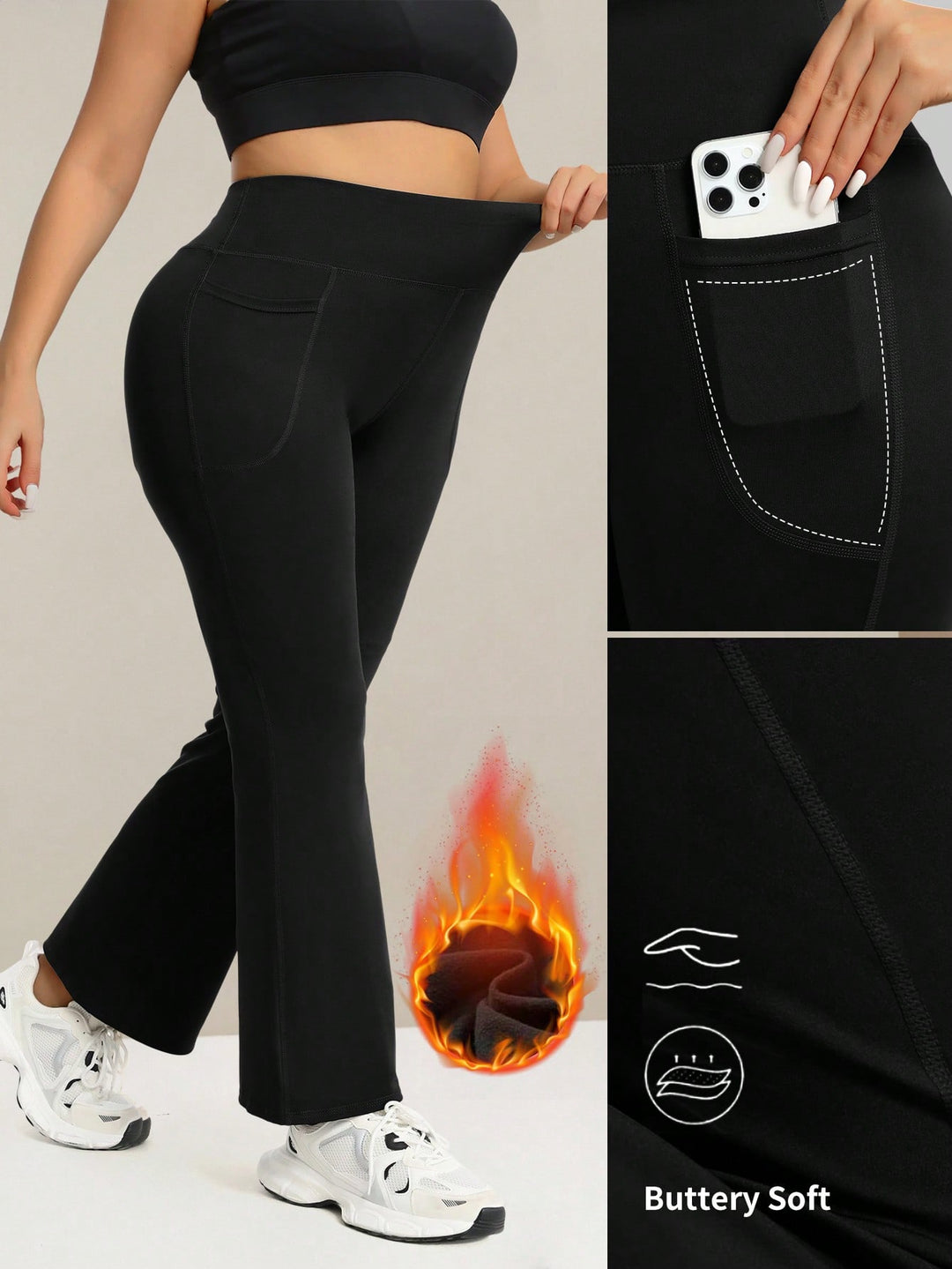 Colanti SHEIN, negru