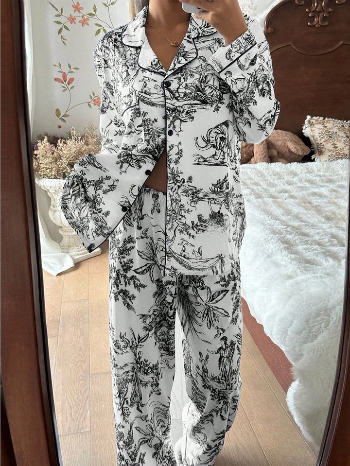 Compleu pijamale SHEIN, mix culori