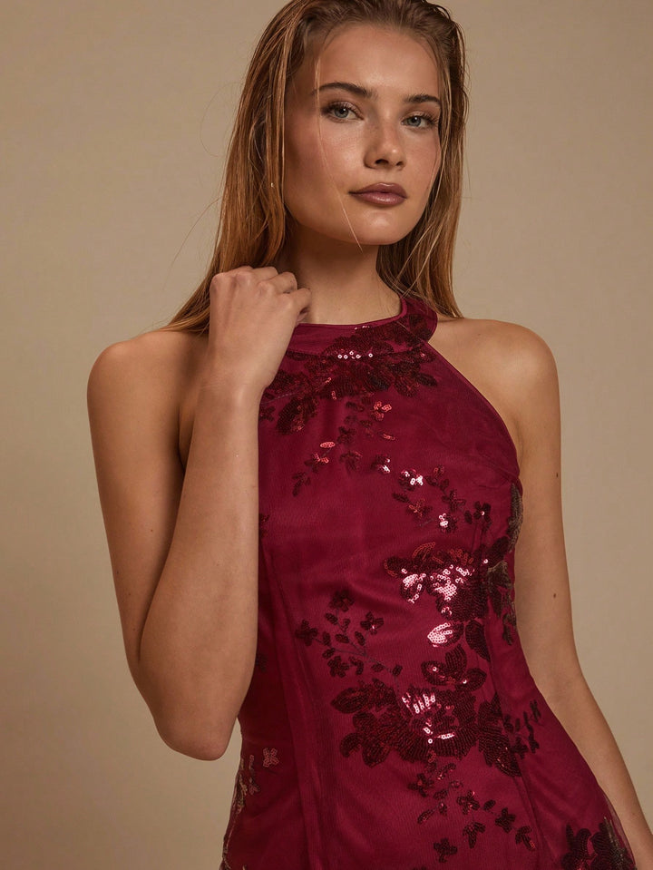 Rochie mini SHEIN, vișiniu