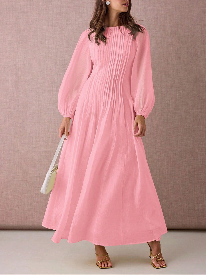 SHEIN maxi dress, pink