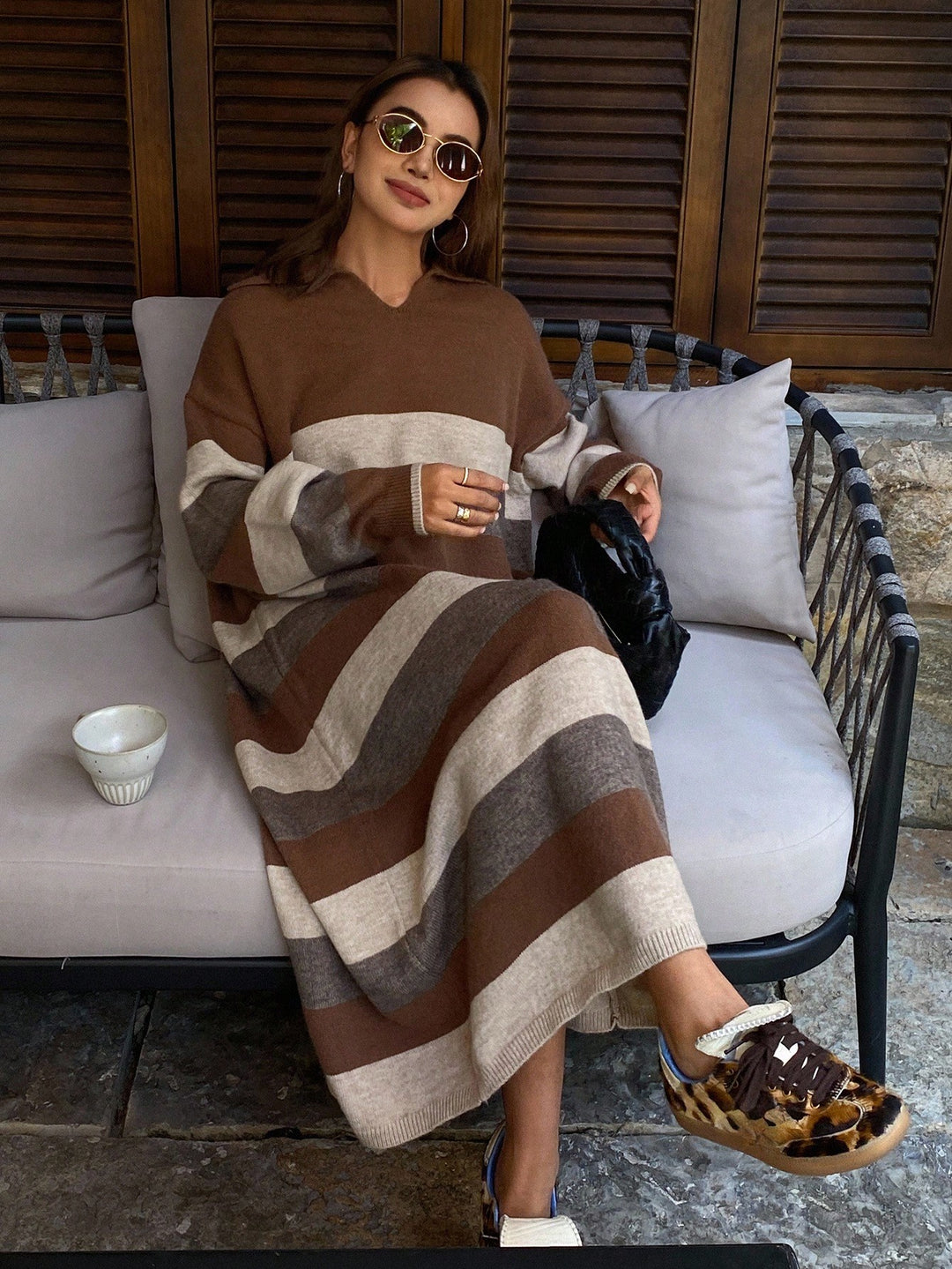 Rochie SHEIN, maro