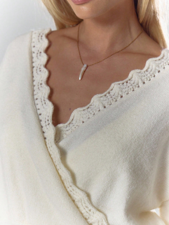 Pulover SHEIN, crem