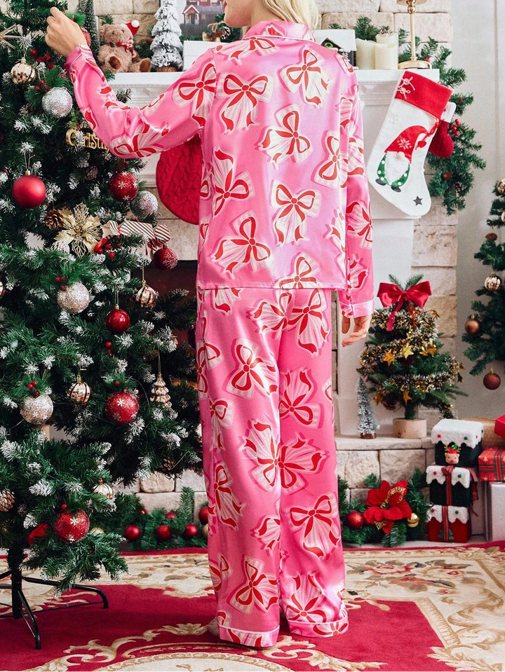 Compleu pijamale Shein, roz