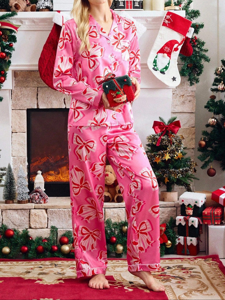 Compleu pijamale Shein, roz
