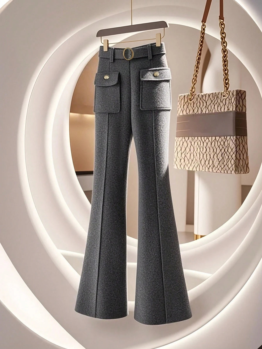Pantaloni Shein, gri