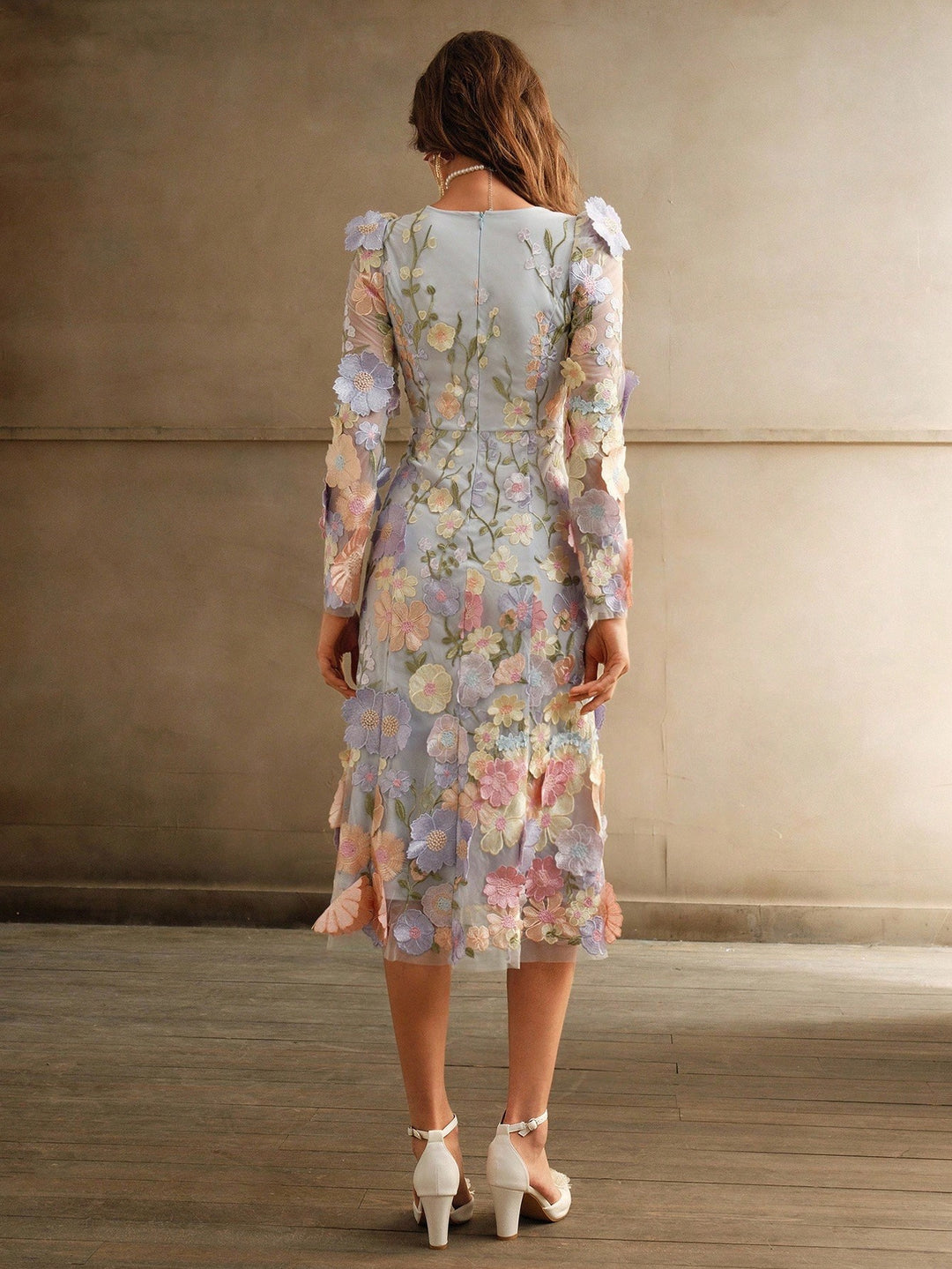Rochie midi SHEIN, mov