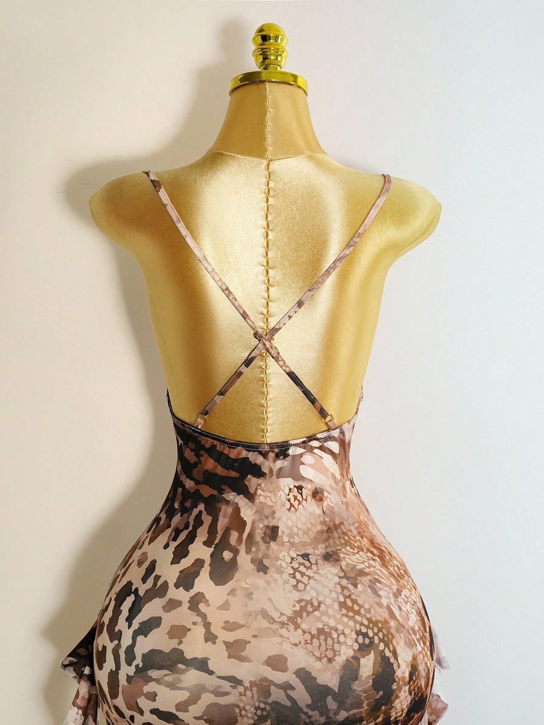 Rochie scurtă SHEIN, maro