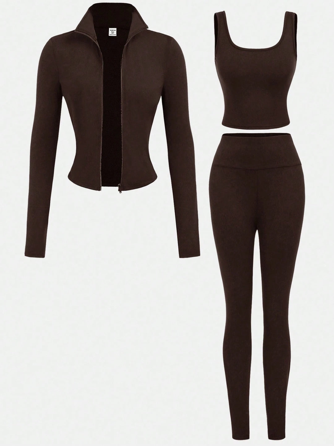 Compleu sport SHEIN, maro