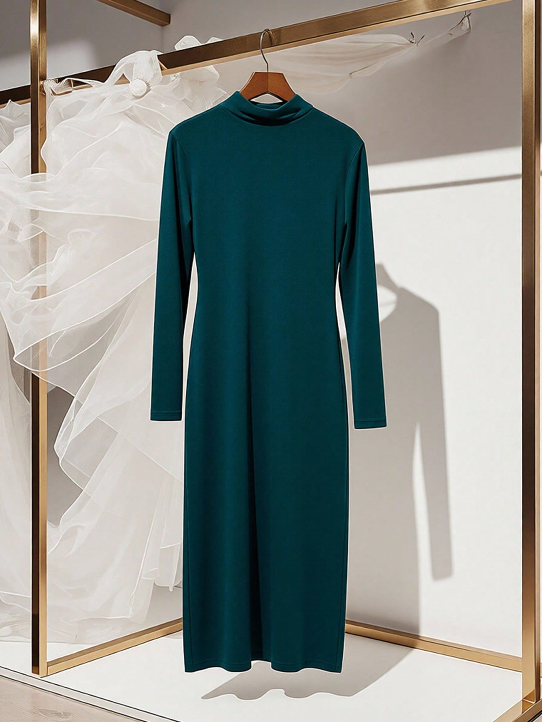 Rochie maxi SHEIN, verde