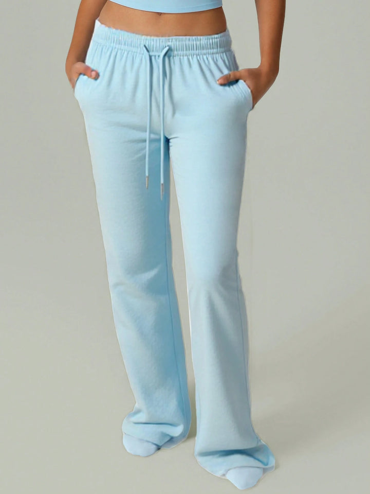Pantaloni SHEIN, albastru