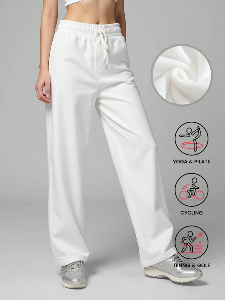 Pantaloni SHEIN, alb