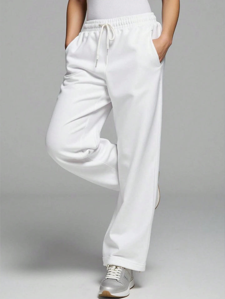 Pantaloni SHEIN, alb