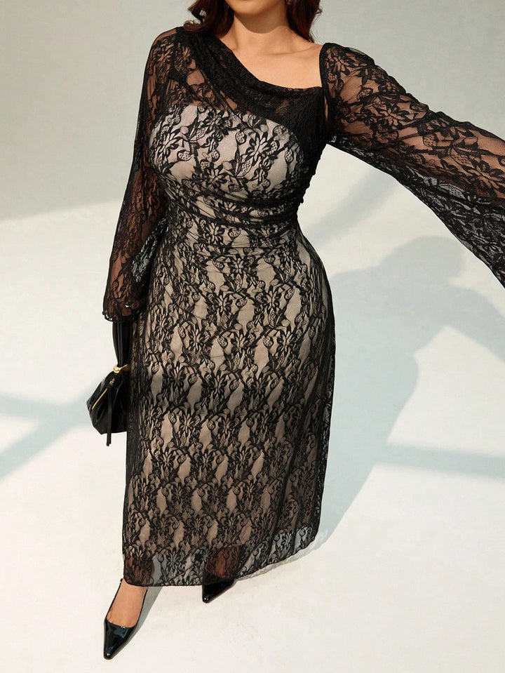 Rochie maxi SHEIN, negru