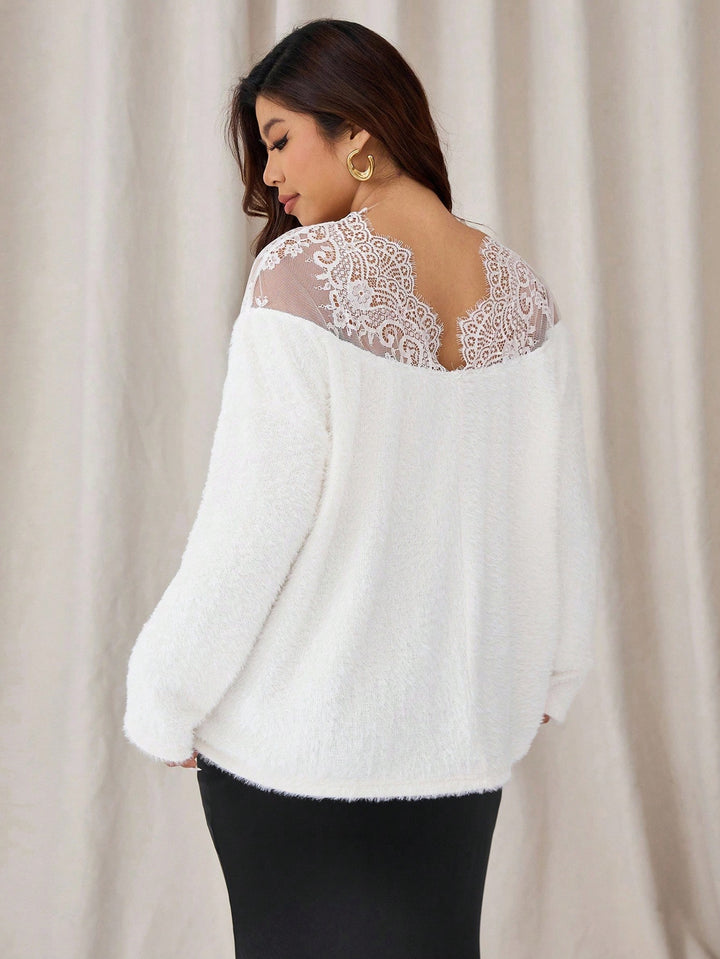 Pulover SHEIN, crem