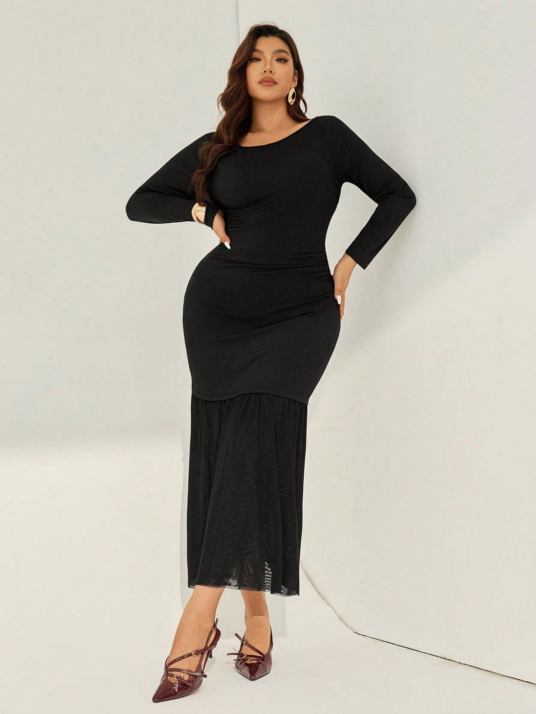 Rochie SHEIN, maro