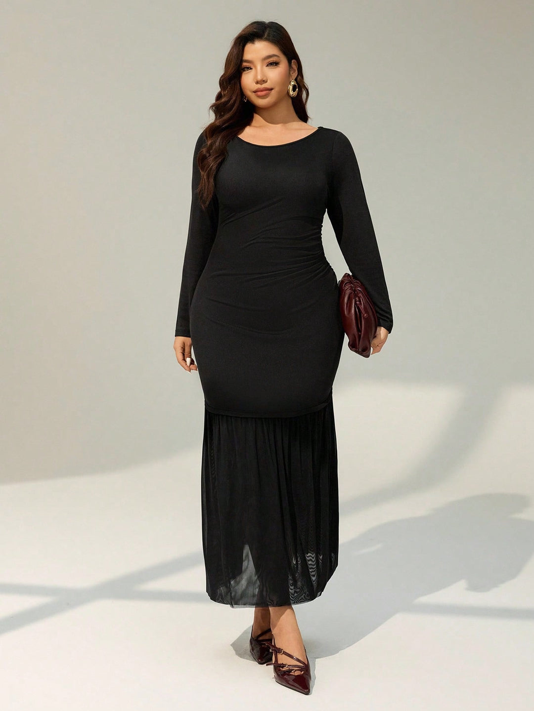 Rochie SHEIN, maro