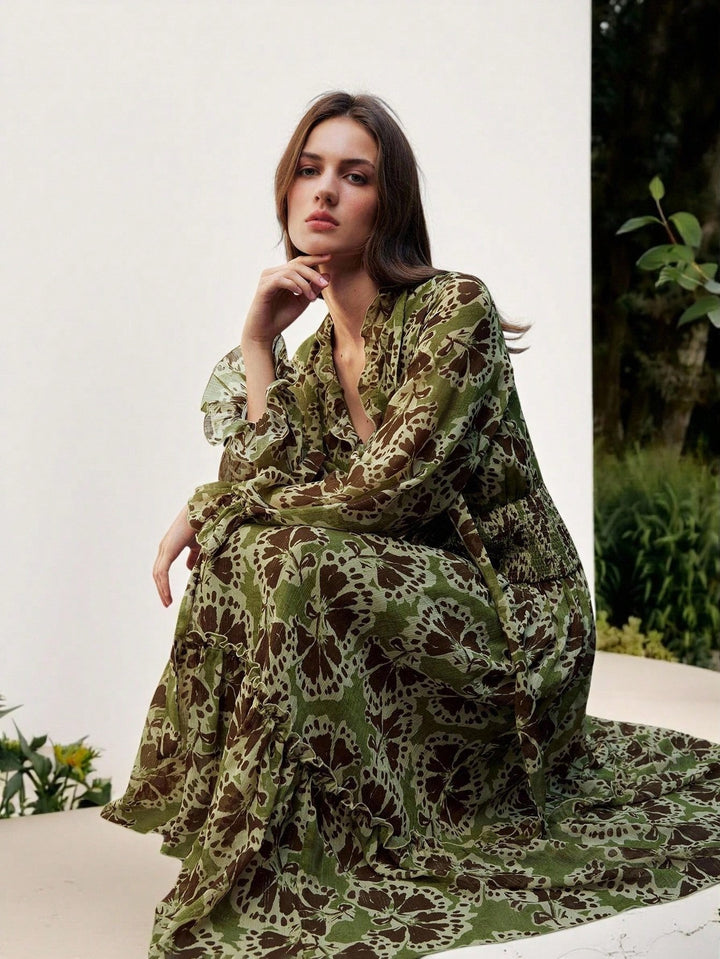 Rochie maxi SHEIN, mix culori