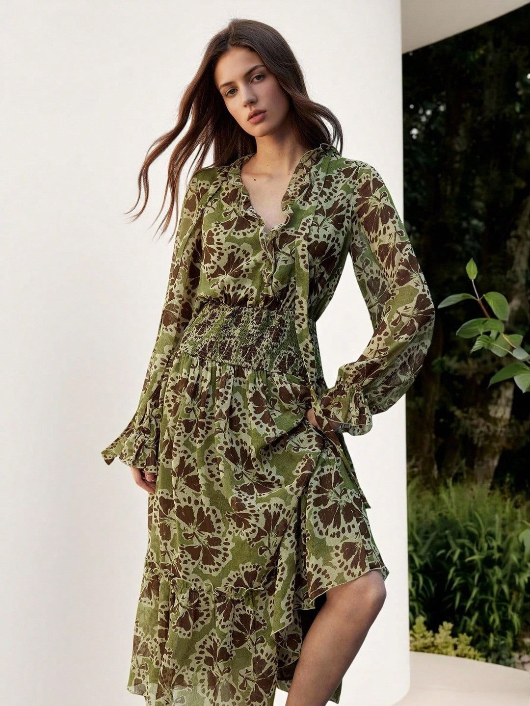 Rochie maxi SHEIN, mix culori