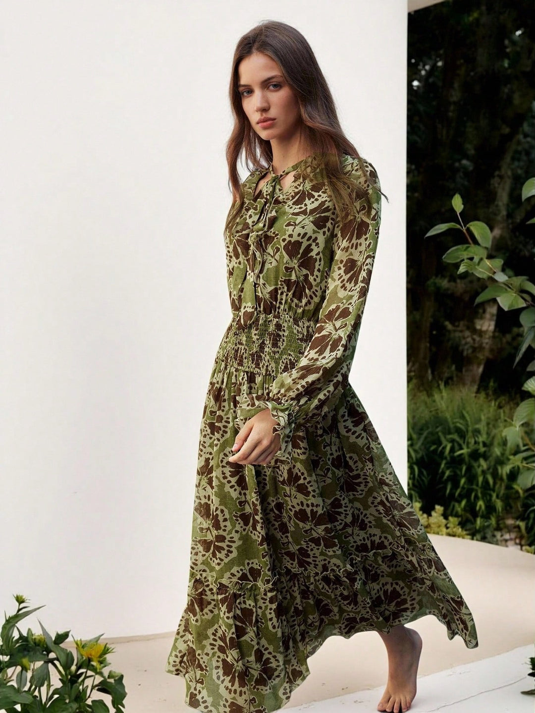 Rochie maxi SHEIN, mix culori