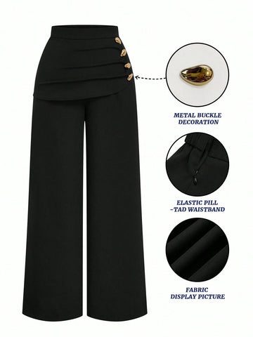Pantaloni SHEIN, negru