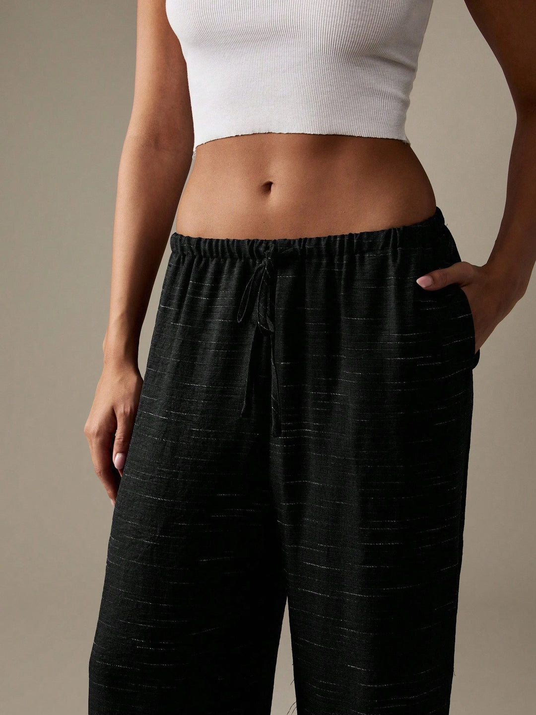 Pantaloni SHEIN, negru