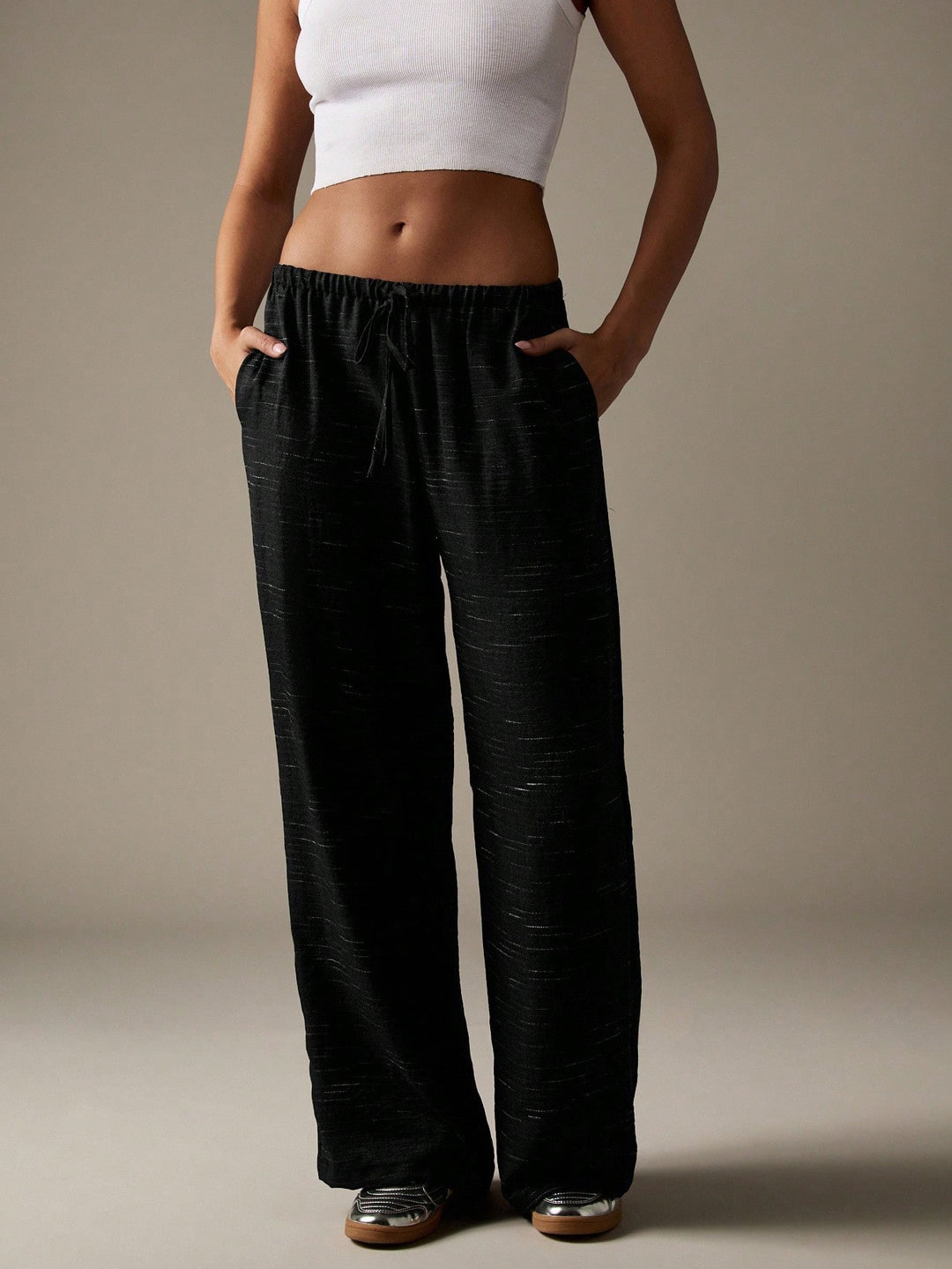 Pantaloni SHEIN, negru