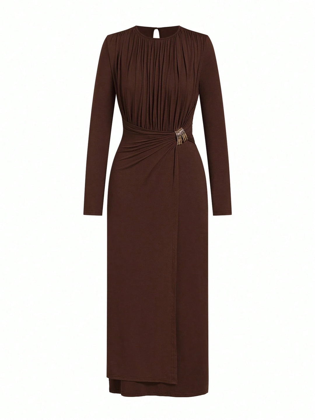 Rochie maxi SHEIN, maro
