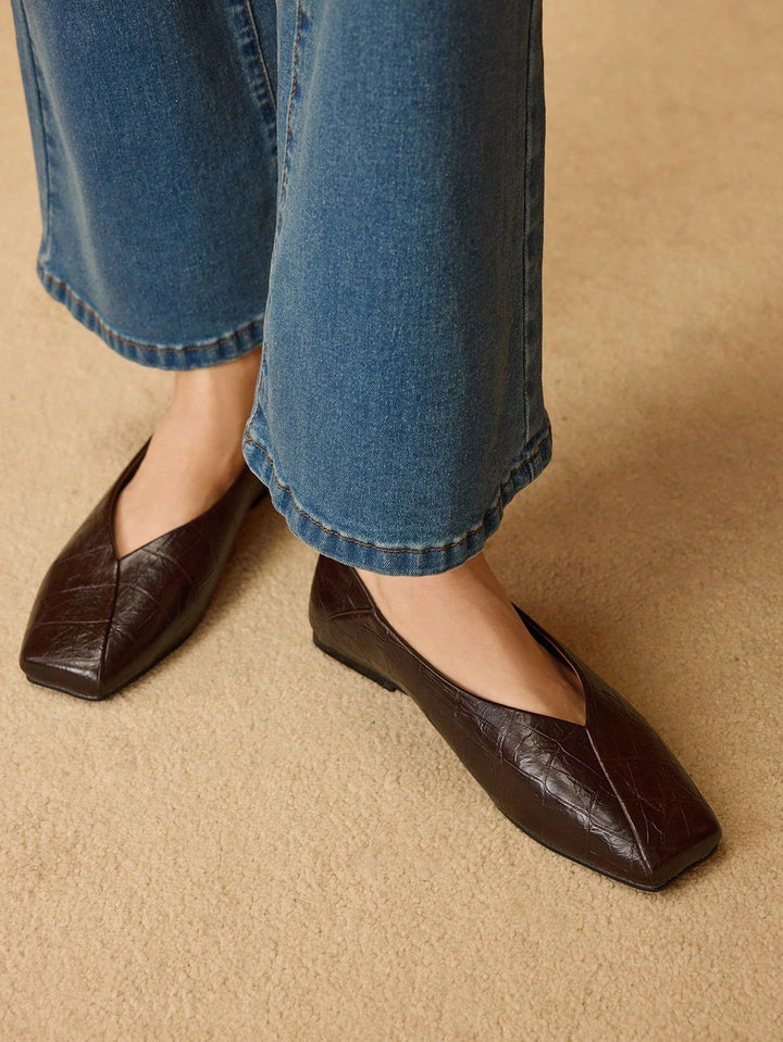 Pantofi SHEIN, maro