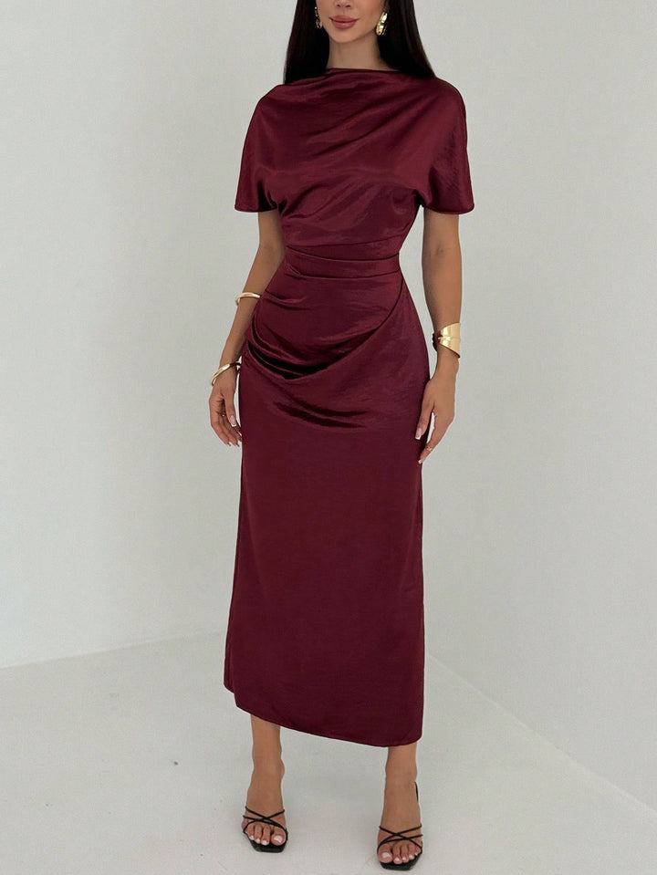 Rochie maxi SHEIN, vișiniu