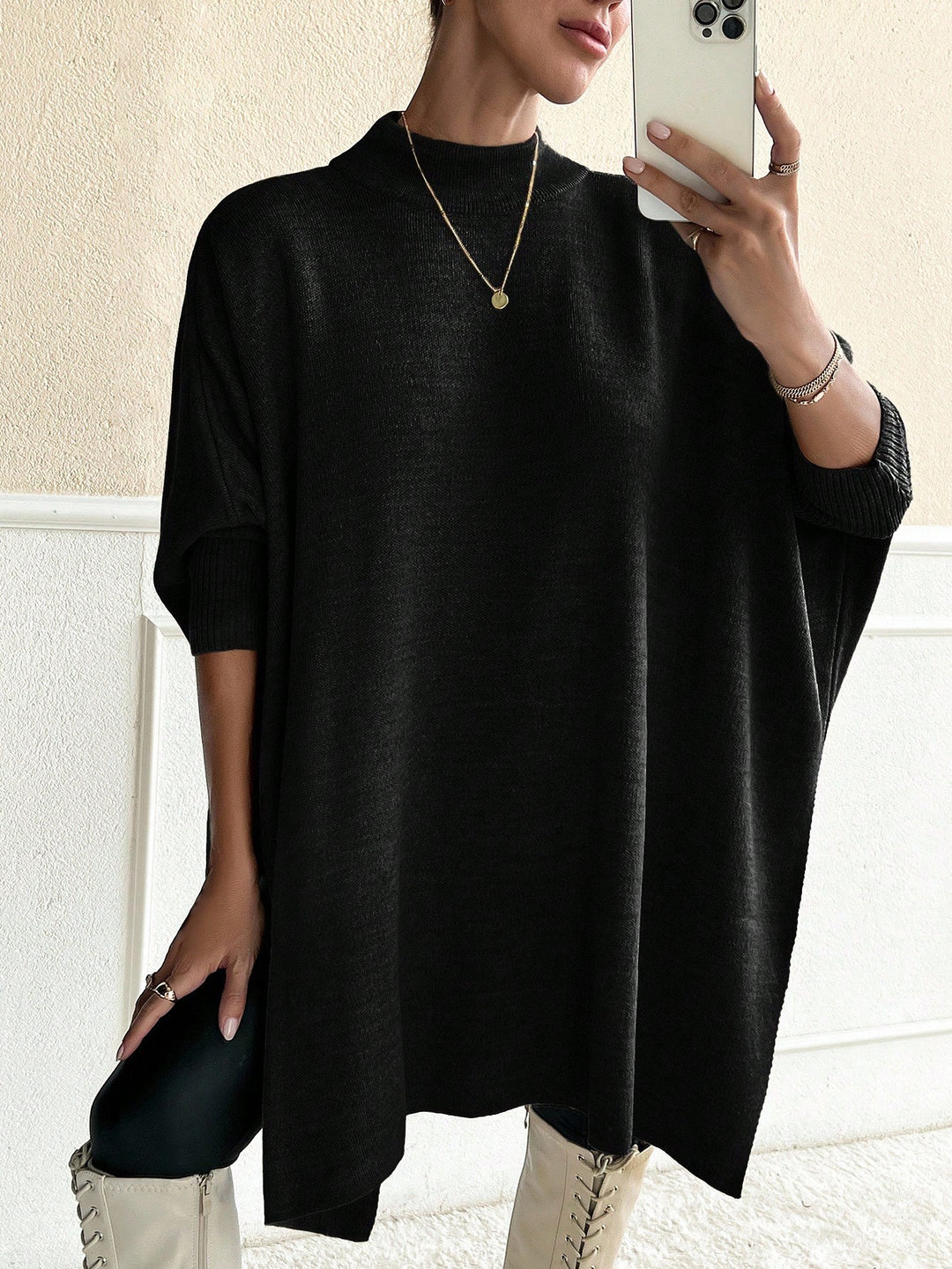 Pulover SHEIN, negru