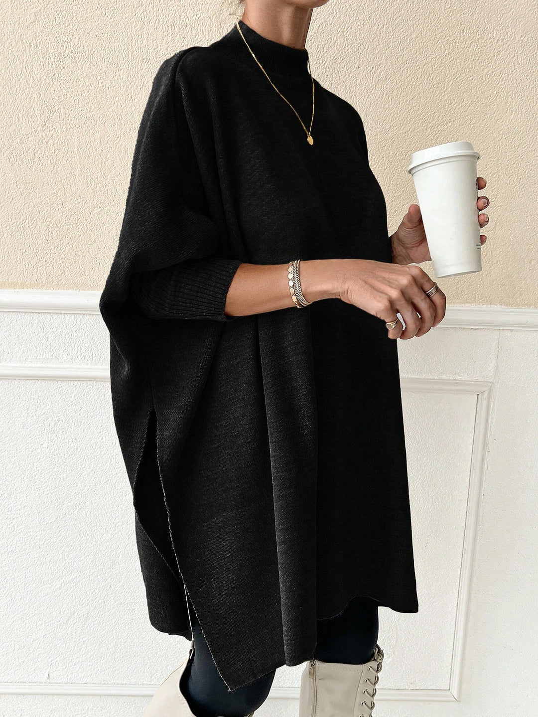Pulover SHEIN, negru