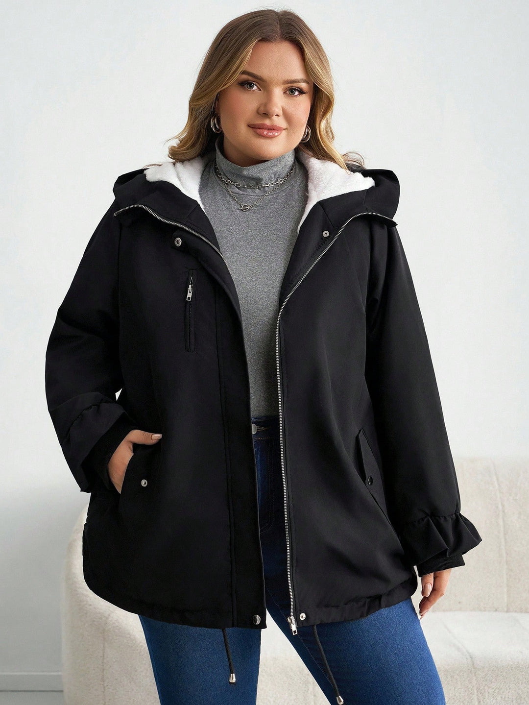Palton SHEIN, negru