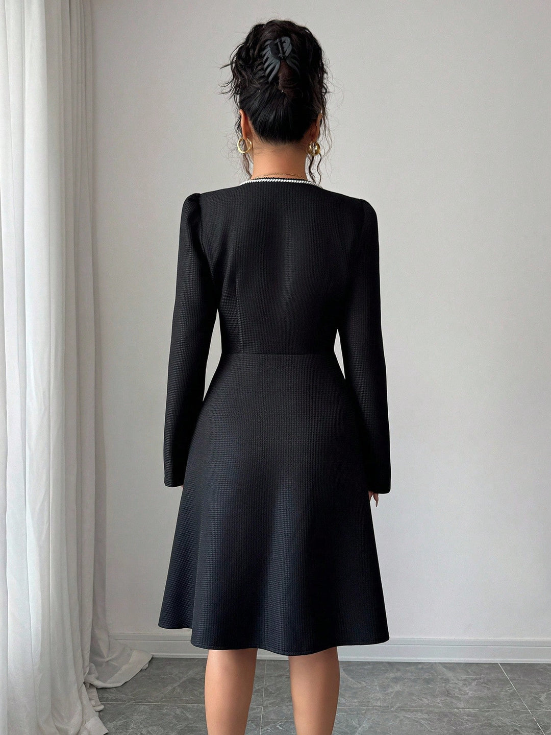 Rochie midi SHEIN, negru