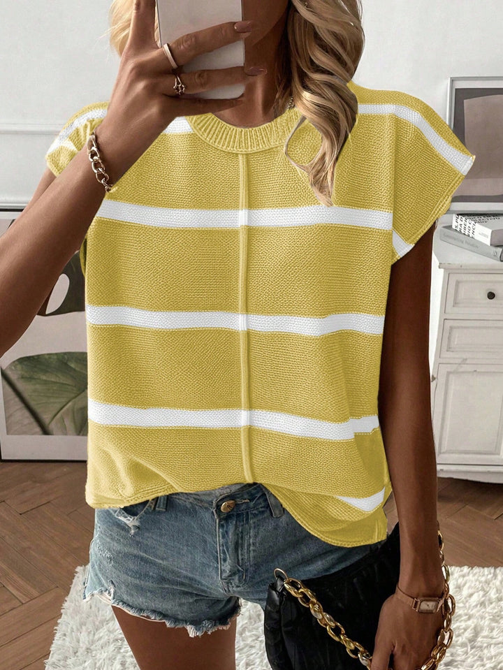 Top SHEIN, galben