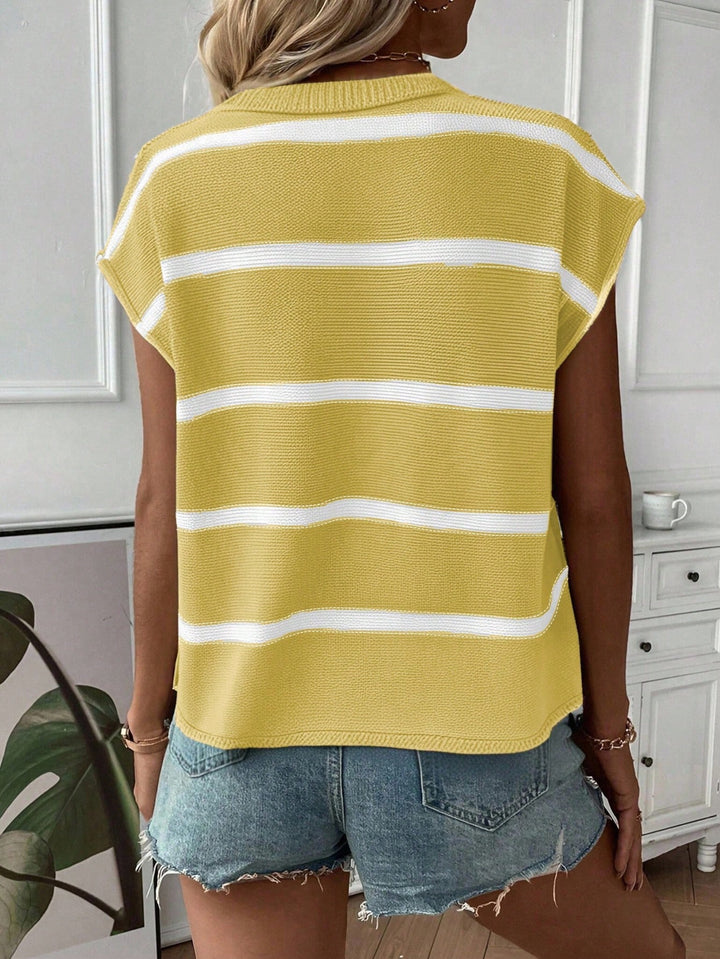 Top SHEIN, galben