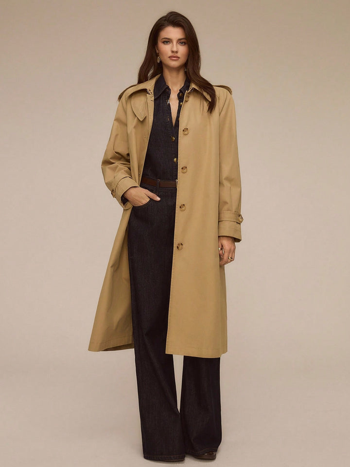 Trench SHEIN, kaki