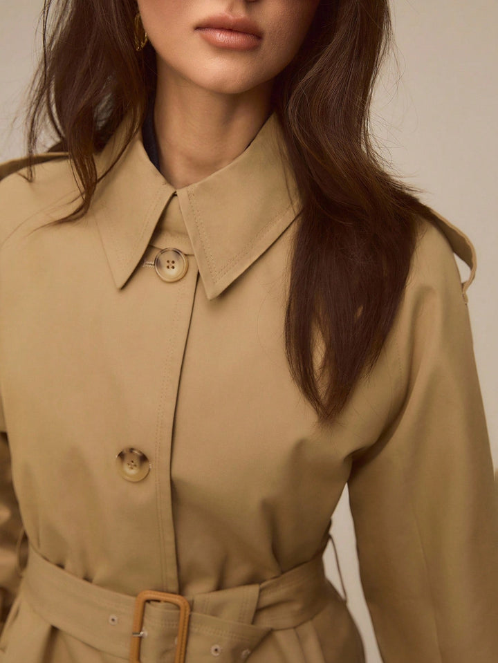 Trench SHEIN, kaki