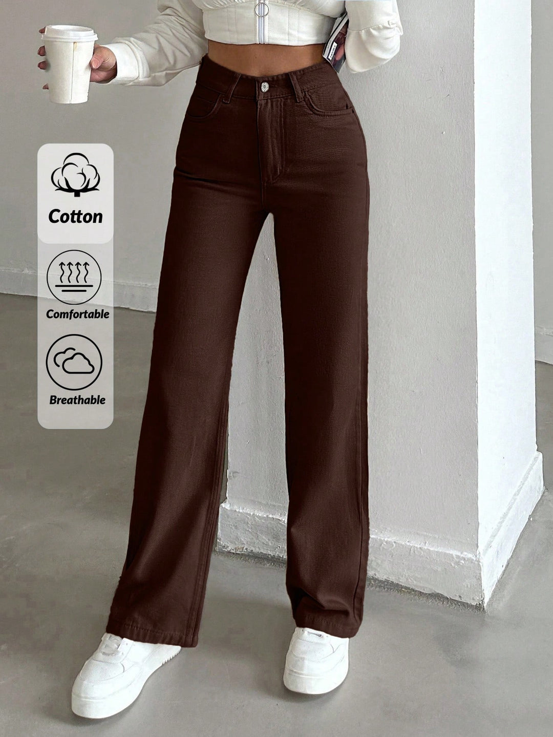 Jeans SHEIN, maro