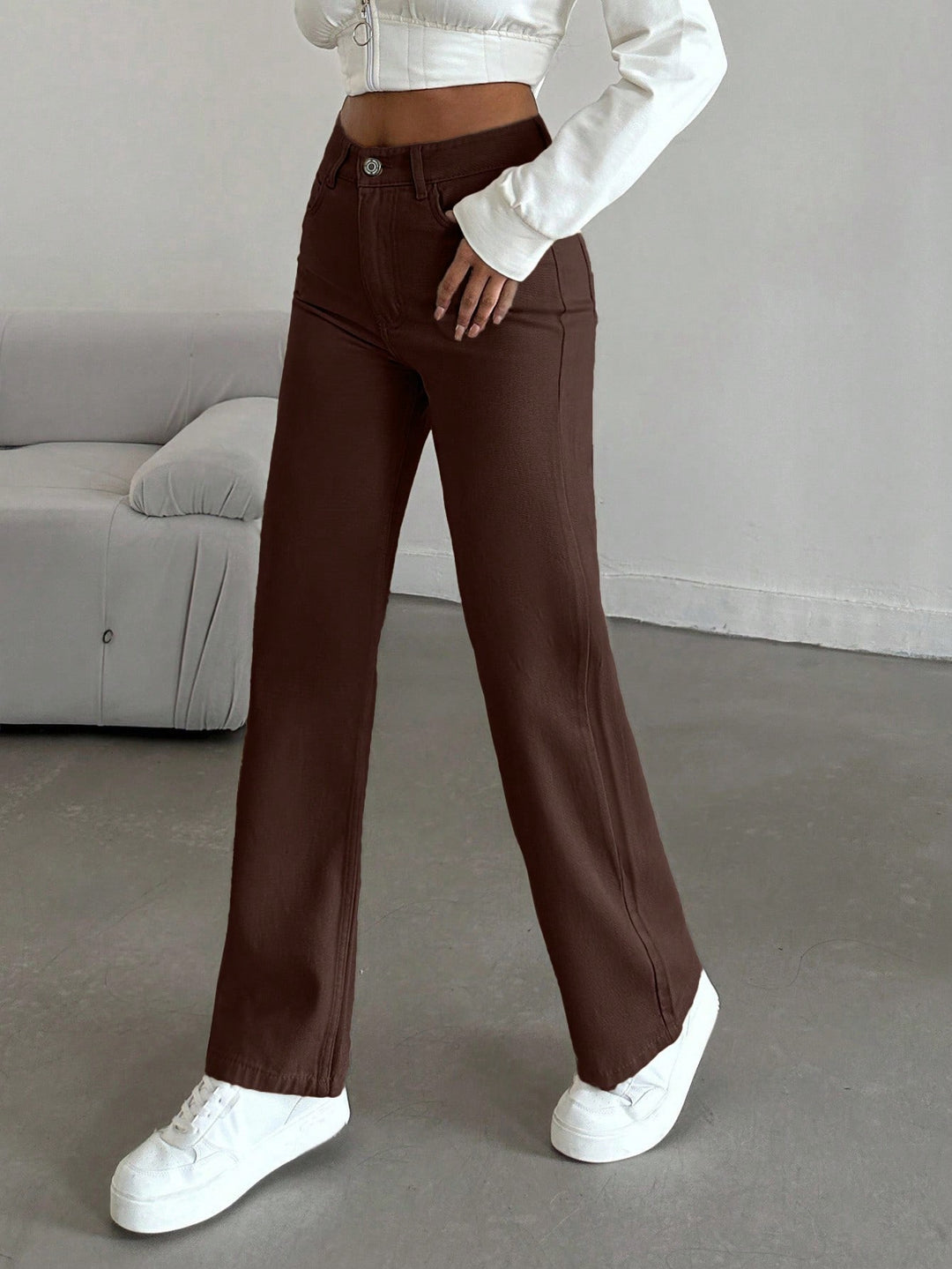 Jeans SHEIN, maro