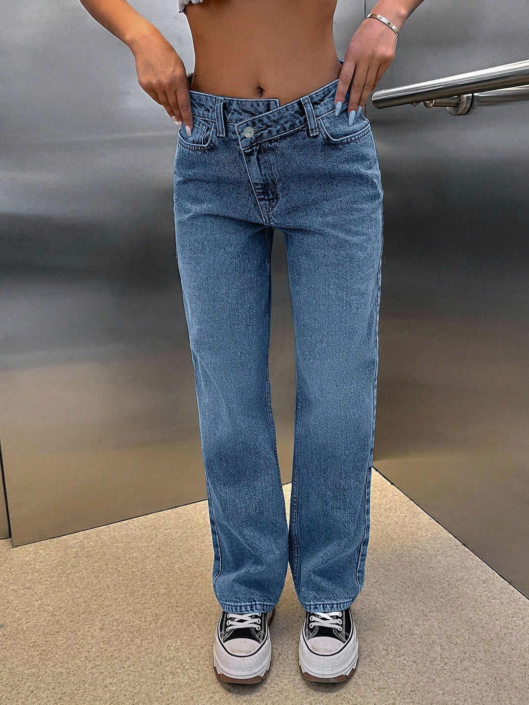 Jeans SHEIN, albastru