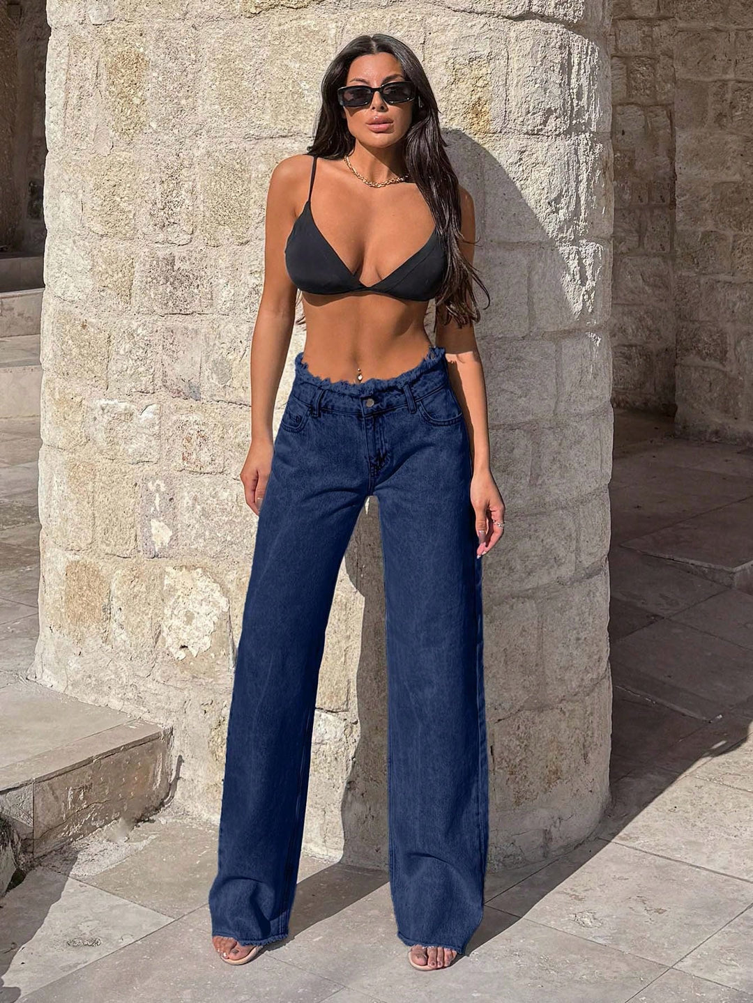 Jeans SHEIN, albastru