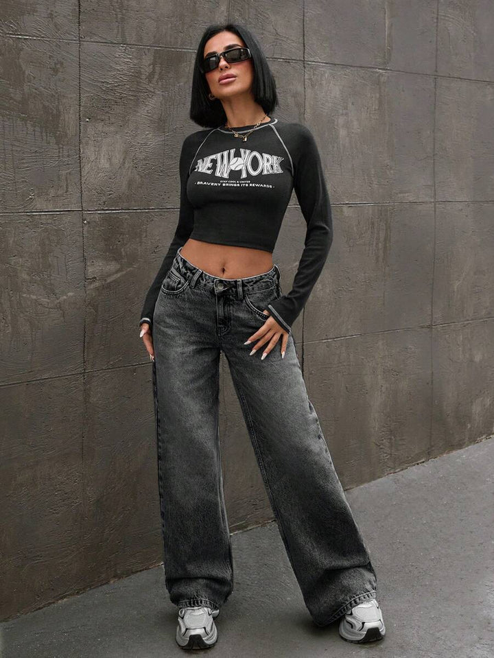Jeans SHEIN, gri