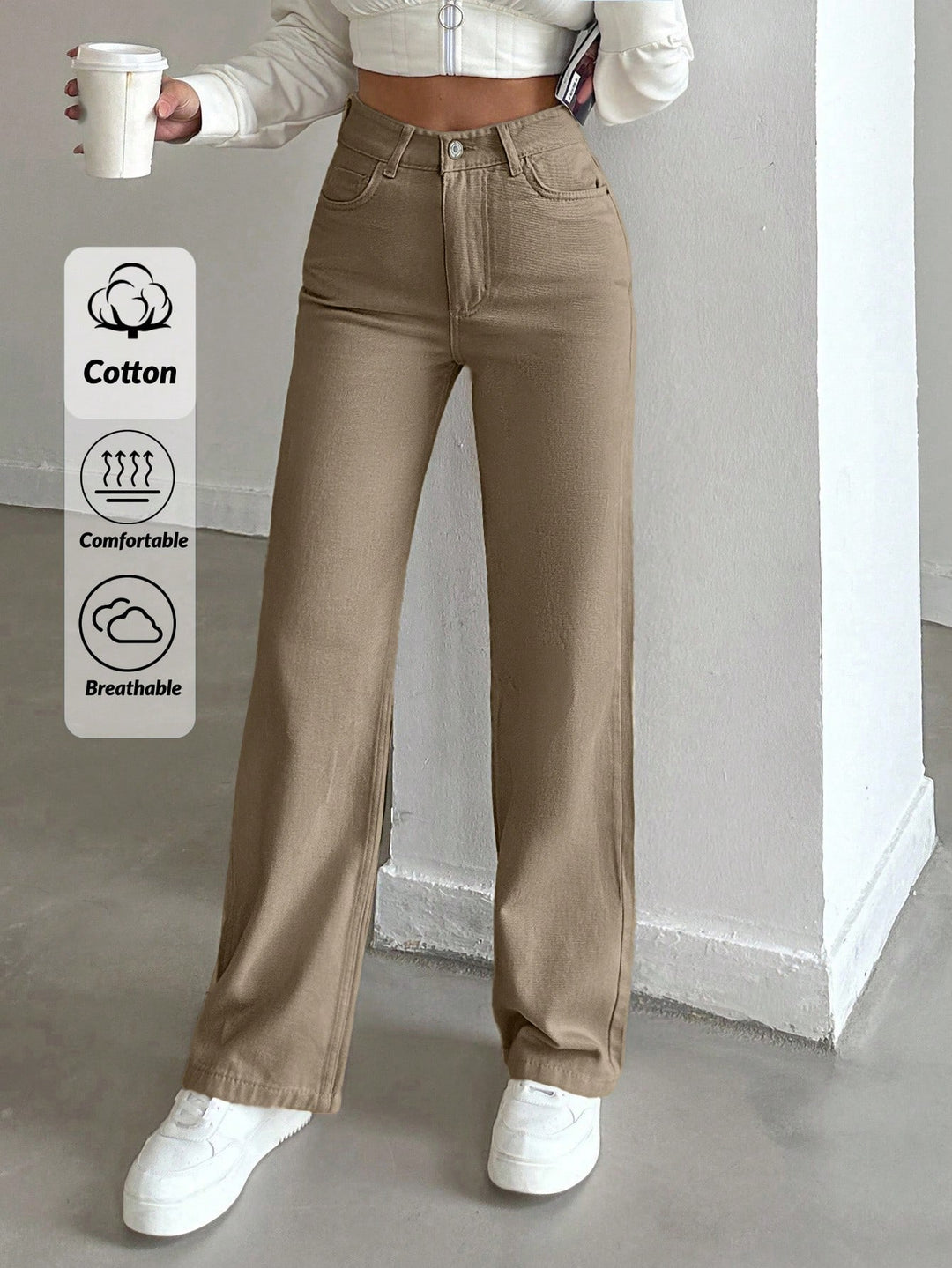 Jeans SHEIN, maro