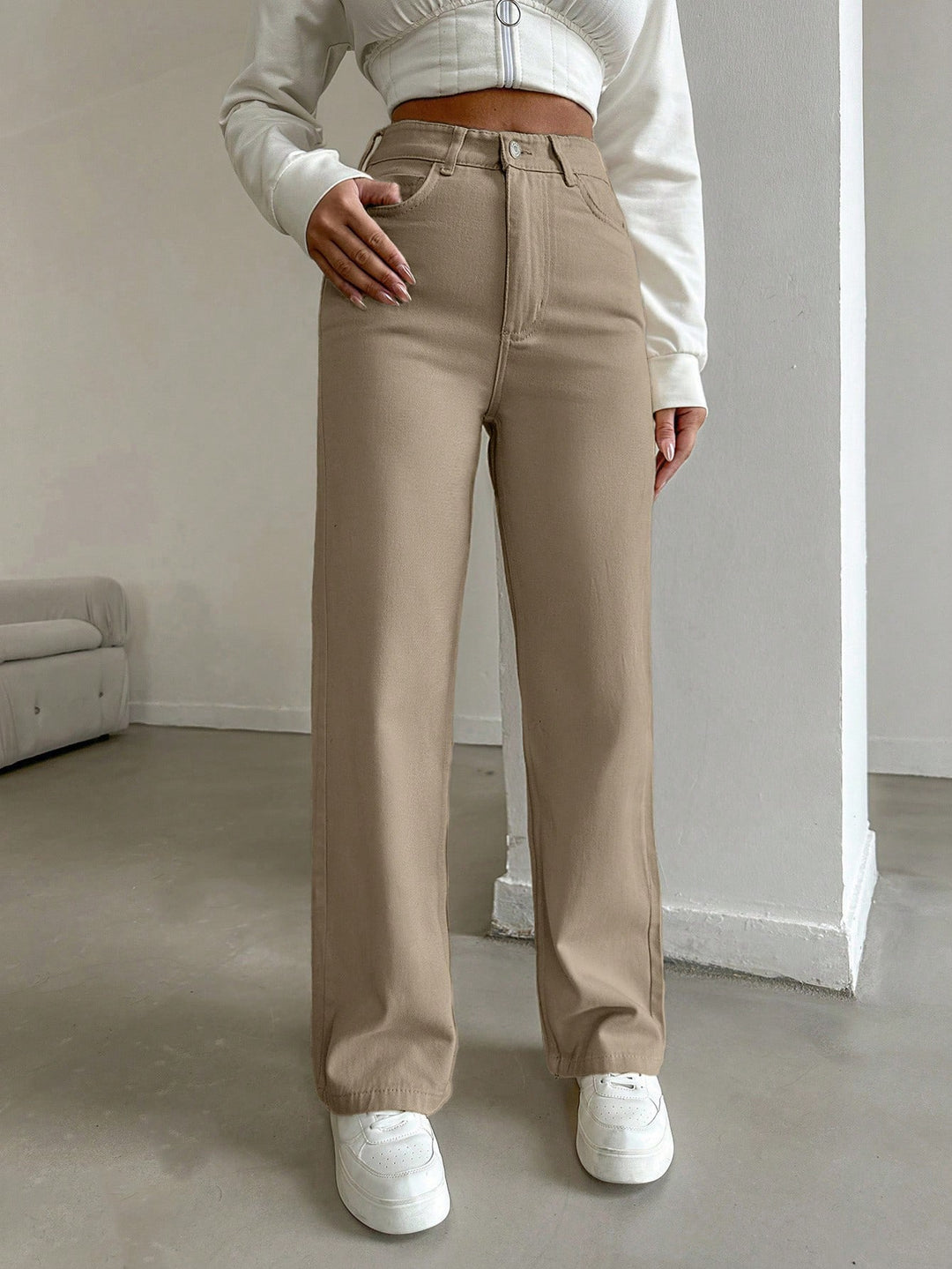 Jeans SHEIN, maro