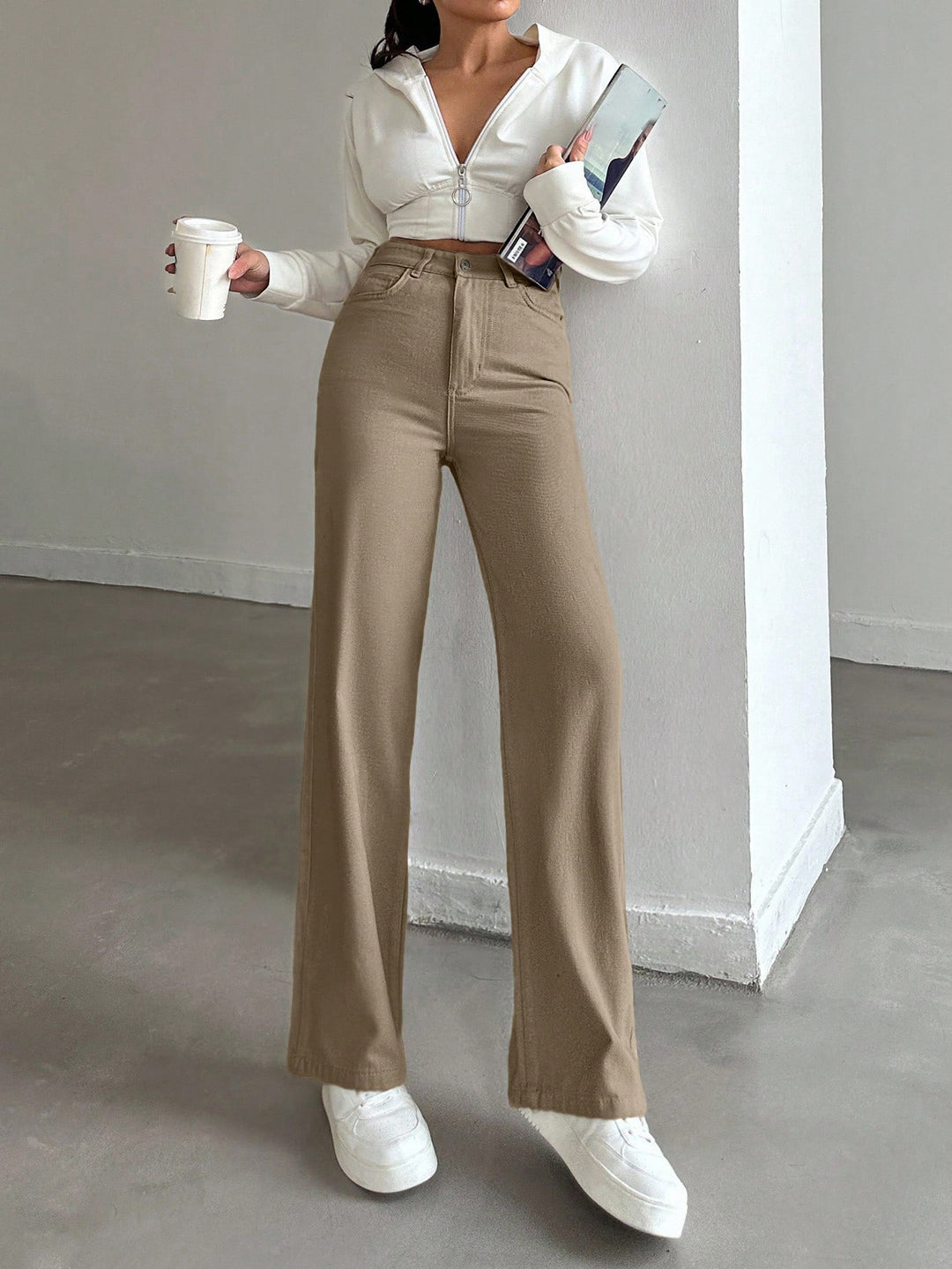Jeans SHEIN, maro