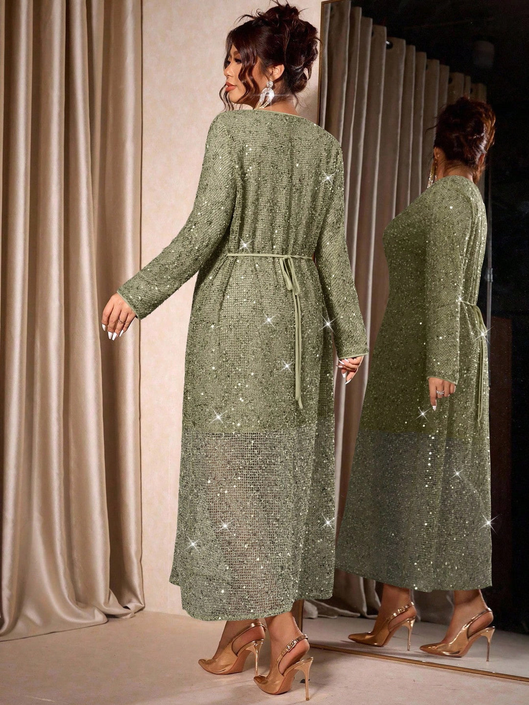 Rochie SHEIN, verde