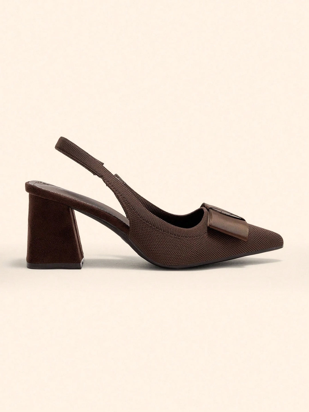 Pantofi cu toc SHEIN, maro