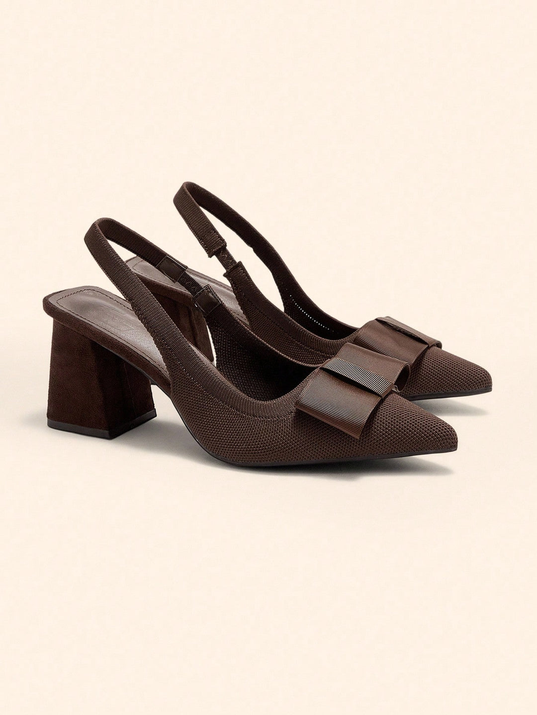 Pantofi cu toc SHEIN, maro