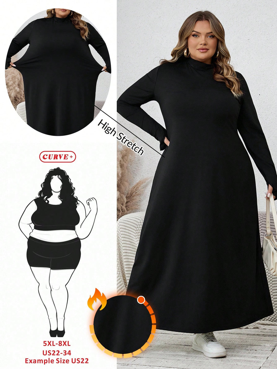 Rochie SHEIN, negru