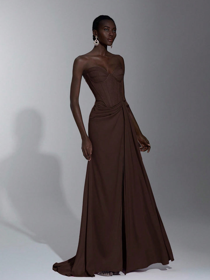 Rochie SHEIN, maro